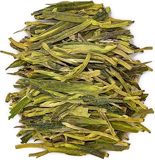 Oriarm Chinese Longjing Green Tea Loose Leaf - West Lake Dragon Well Tea 2025 Pre-Rain (Yuqian) Harvest- 250g Resealable Bag for Freshness Preservation