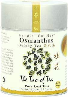 The Tao of Tea, Osmanthus Oolong Tea, Loose Leaf, 2.5 Ounce