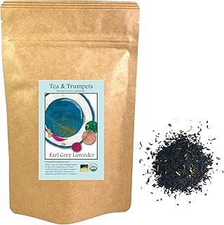 USDA Organic Earl Grey Lavender Loose Leaf Black Tea 8 oz