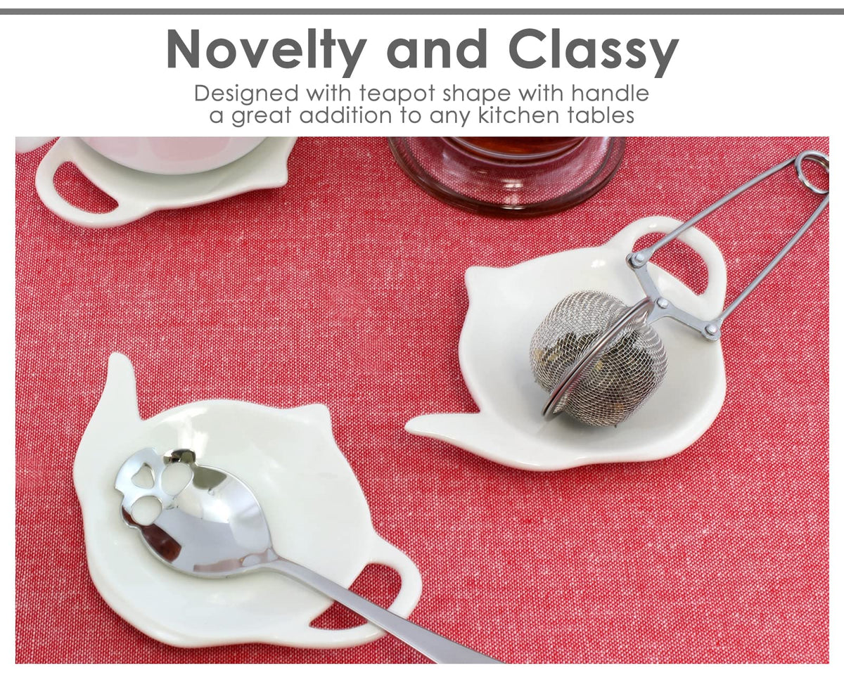 DS. DISTINCTIVE STYLE 4 Pieces Tea Bag Holder for Used Tea Bag