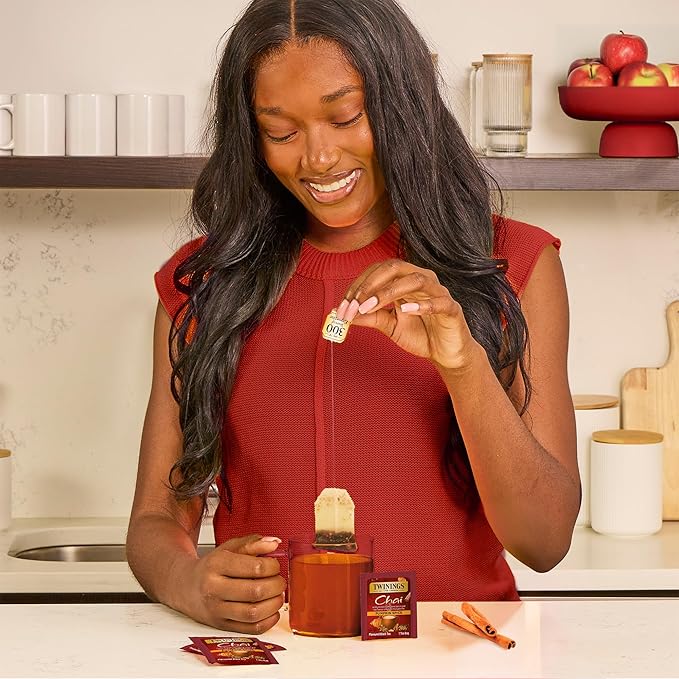 Twinings Holiday Christmas Tea Bag Variety Sampler Box, 5 Seasonal Flavors, 8 Each (40 Count), Individually Wrapped Bags, A Gift to Celebrate the Season Gift Box