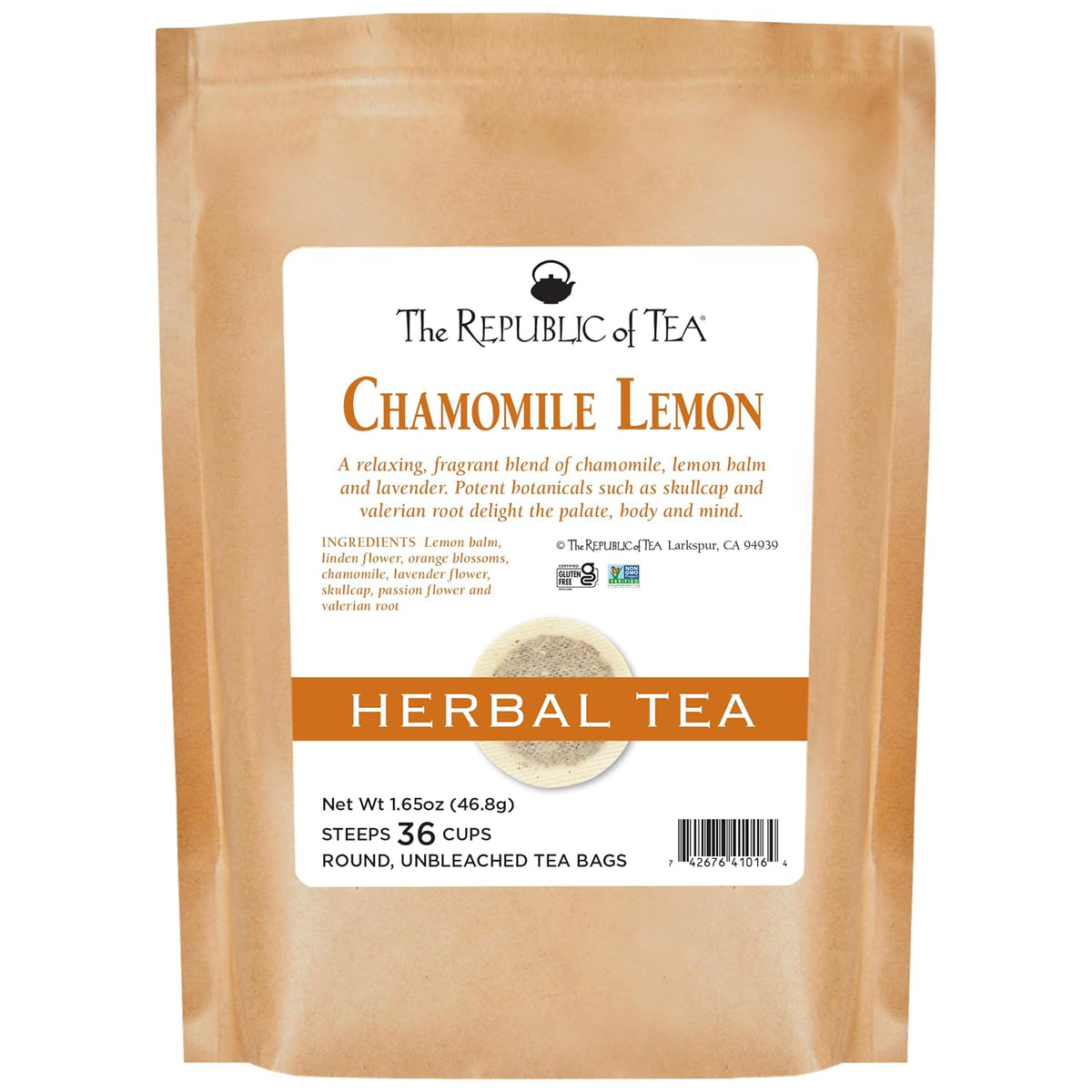 The Republic of Tea Chamomile Lemon Herbal Tea
