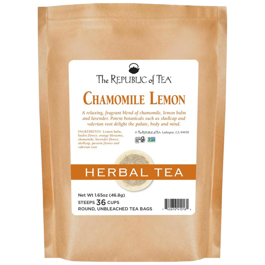 The Republic of Tea Chamomile Lemon Herbal Tea