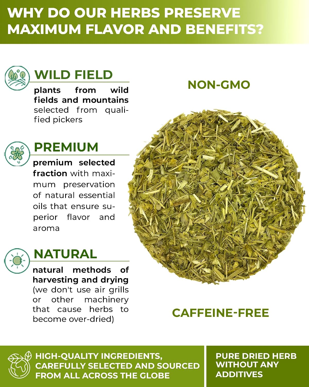 1.8 oz. Shepherds Purse Herb Bulk Herbal Tea Shepard Purse Herb (Capsella Bursa-Pastoris) - 50g Tea Bolsa De Pastor