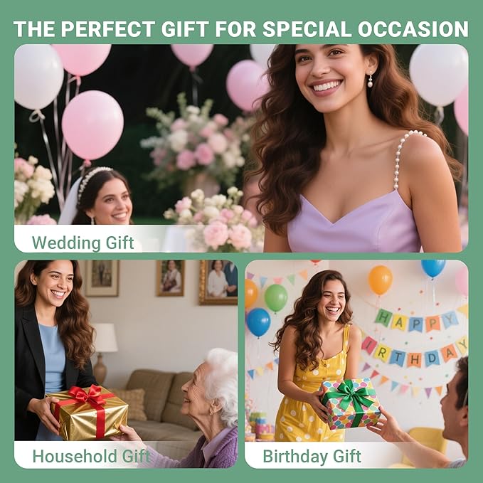 ADMIRINGAZELAND Jasmine White Tea Bags, Fujian White Peony Tea & Jasmine Flowers Blend,Chinese Tea Gift Set, 30CT (2.1OZ)