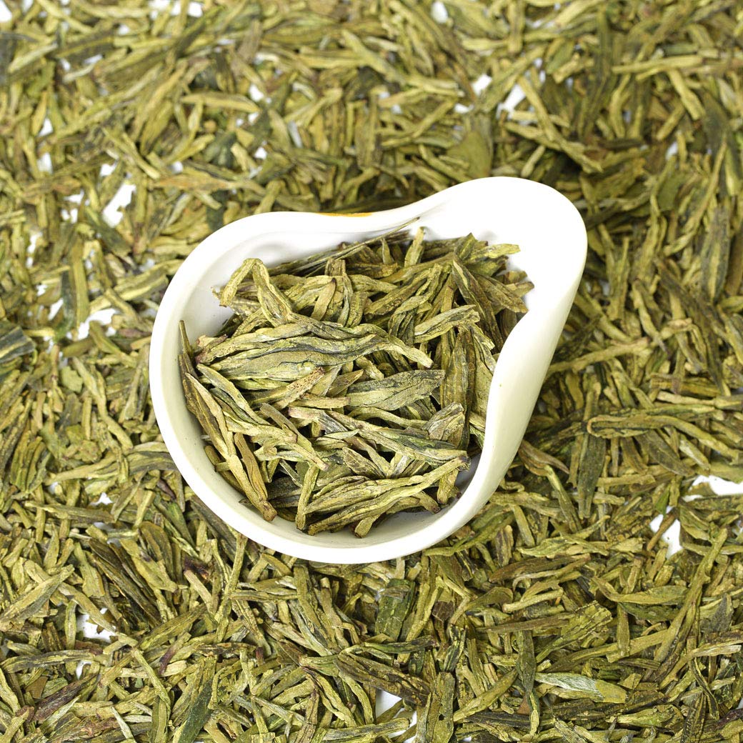 GOARTEA - Dragon Well Longjing Green Tea - 250g / 8.8oz Premium Grade - West Lake Dragonwell Green Tea - Loose Leaf Chinese Spring Xihu Long Jing