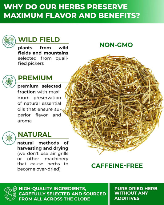 4 oz. Horsetail Herb Horsetail Tea Cola De Caballo Hierba Horse Tail (Equisetum Arvense) - 113g Herb Tea Horse Tail