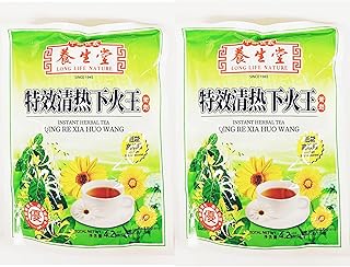 Instant Herbal Tea Qing Re Xia Huo Wang, Less Sugar.High Concentruted,4.2 oz, Pack of 2 特效清熱下火王