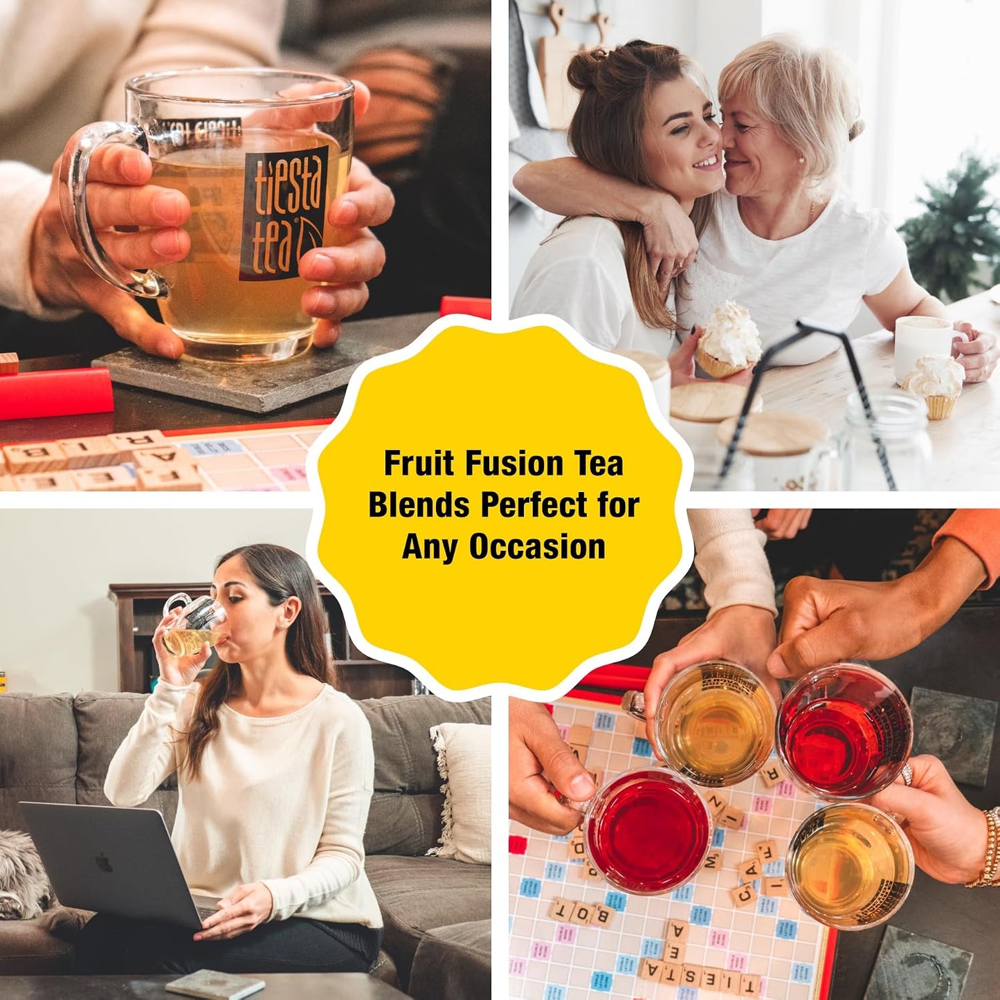Tiesta Tea - Lemon Ginger Turmeric, Loose Leaf, Lemon Ginger Herbal Tea | Premium Blend, Non Caffeinated Herbal, Make Hot or Iced Brews Up to 25 Cups, 2.5 Ounce Resealable Pouch
