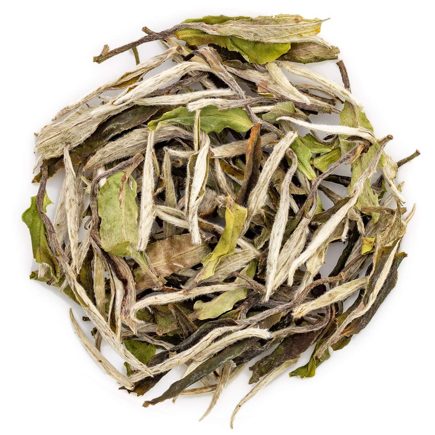 oriarmcha 50g / 1.76oz Chinese Bai Mudan White Tea Loose Leaf - Fuding White Peony Tea Leaves - Bai Mu Dan Yuqian 2nd Grade - Caffeine Level Low
