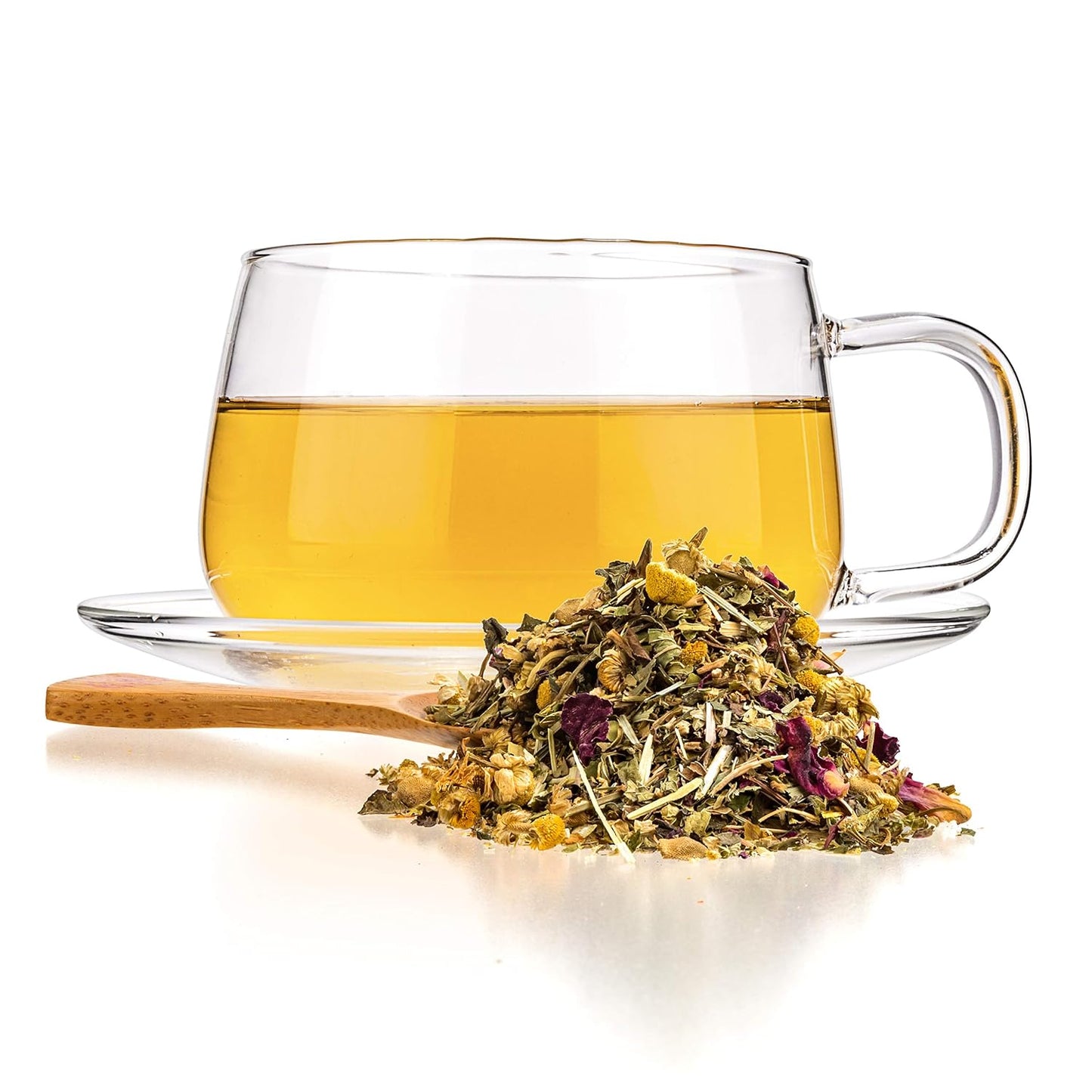 Tealyra - Bedtime - Chamomile - Spearmint - Hemp Leaves - Relaxing Herbal Loose Leaf Tea - Sleep and Calm - All Natural - 112g (4-ounce)