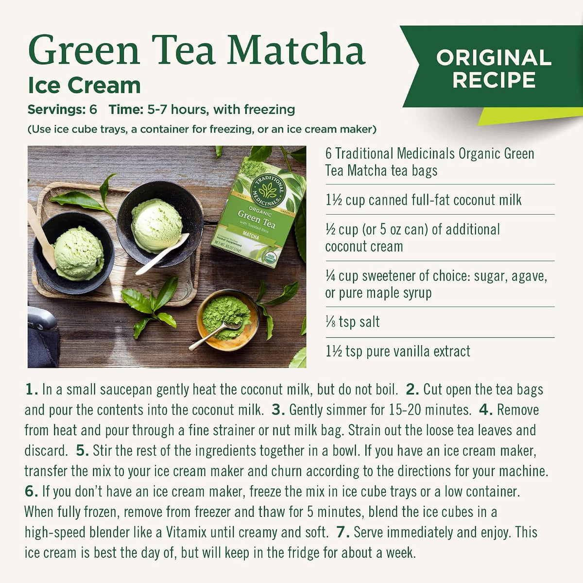 Traditional Medicinals Organic Green Tea Matcha Genmaicha, 96 Tea Bags