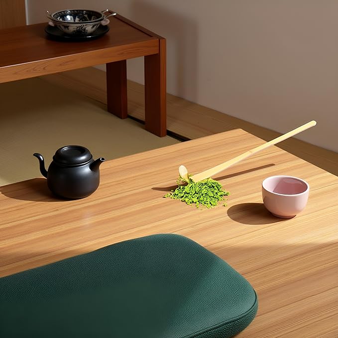 Brown Bamboo Matcha Scoop Japanese Chashaku Hooked Green Tea Spoon for Tea Ceremony 18cm, Tea Scoops, Matcha Spoon, Bamboo Scoop, Coffee