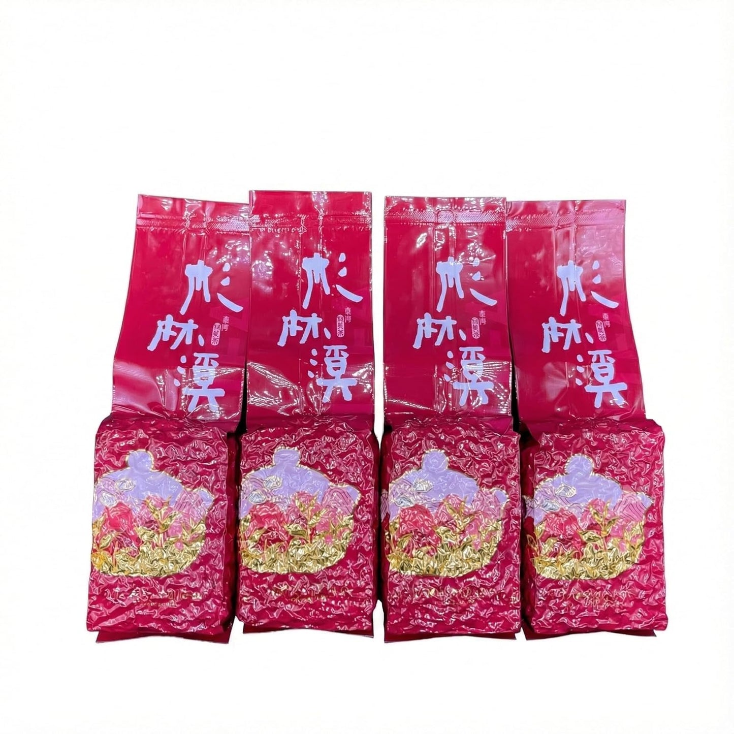 Premium Taiwan Shanlinxi Medium Roast Oolong Tea-Traditional Roasted Aroma High Mountain Loose Leaf-150g*4