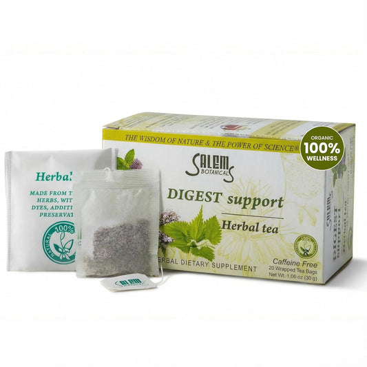 Salem Botanicals Herbal Tea, Digest Support, 20 Count, 1.2 oz
