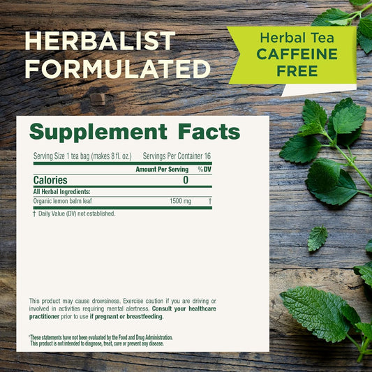 Traditional Medicinals Organic Lemon Balm