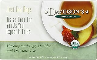 Davidson's Organics, Earl Grey, 100-count Unwrapped Tea Bags