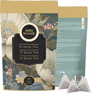 Atelier So Lovely Ti Kuan Yin Oolong Tea, Organic, Low Caffeine, Floral