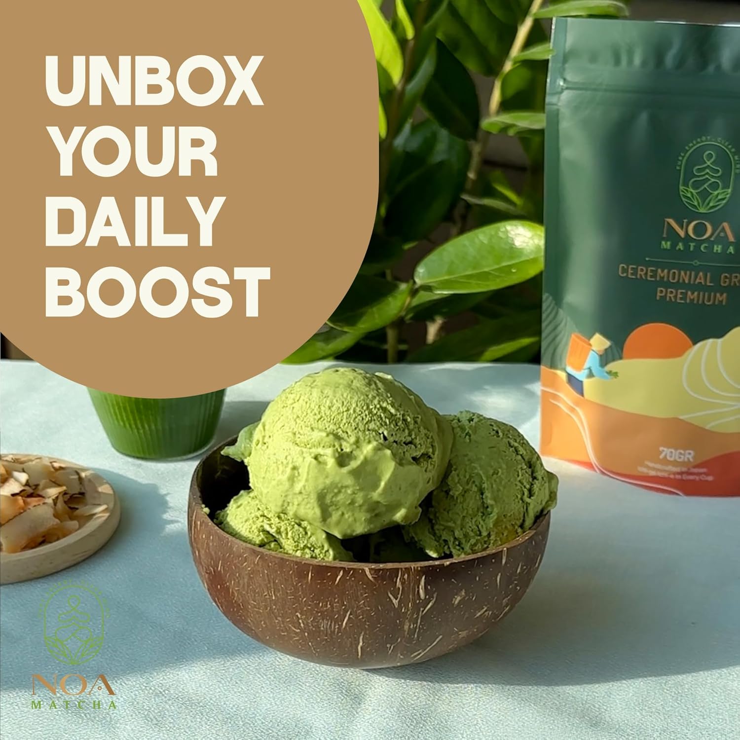 NOA MATCHA JAPAN CEREMONIAL GRADE 70 GR PREMIUM FIRST HARVEST