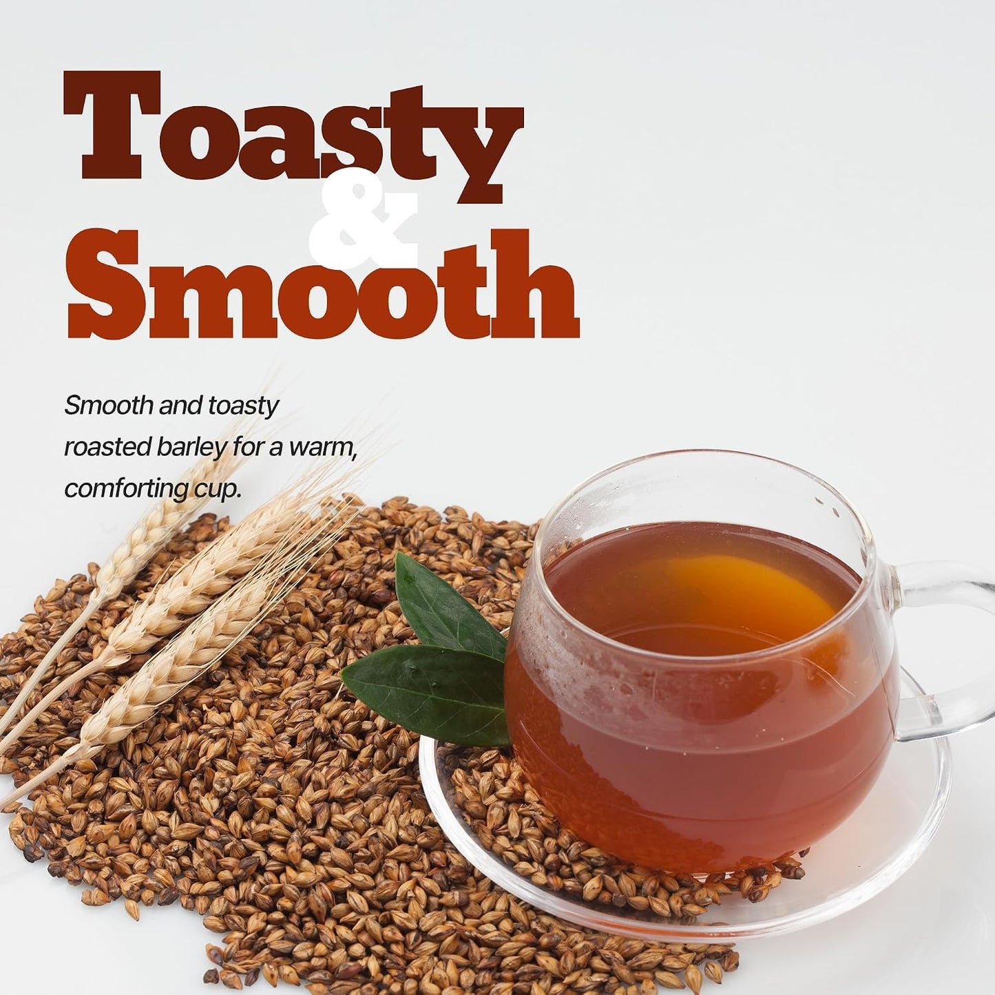 [Nokchawon] Korean Roasted Barley Tea Bags (100 Count) - Caffeine Free Boricha for Daily Hydration and Digestion - Savory Nutty Flavor Coffee Substitute - Traditional Grain Tea