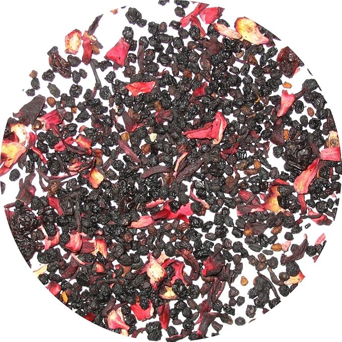 Elderberry Fruit Herbal Tea, A natural tea known for its Health properties (Elderberry Fruit Herbal Tea 1 LB)