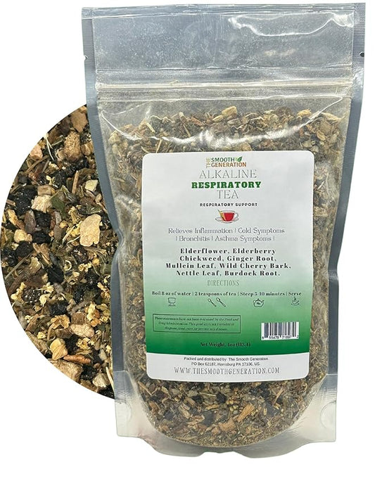 Alkaline Herbal Tea – 100% Wildcrafted Herbs, Immune Boost, 4 oz Loose Leaf