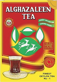Alghazaleen Tea - Pure Ceylon Black Loose Leaf Tea, 16 oz (454 g) Box
