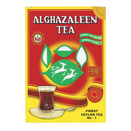 Alghazaleen Tea - Pure Ceylon Black Loose Leaf Tea, 16 oz (454 g) Box
