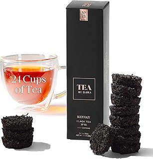 iLOLA Loose Leaf Tea Discs Kenyan No. 13 | Oprah’s Favorite Things 2022 | Energizing Earthy Black Tea w/Sweet Notes | High Caffeine | No Tea Bag Needed | 14 Individual Discs