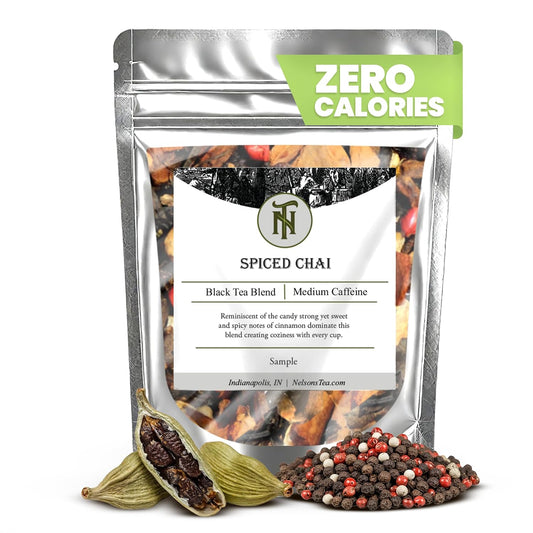 Nelson's Tea Spiced Chai Loose Leaf Black Tea, Sample 0.5 Oz | Black Tea Samples Parentage
