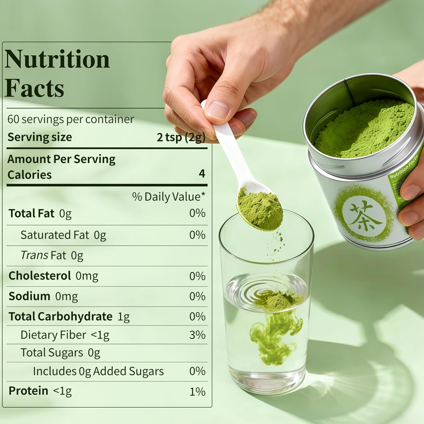 VEILUX Ceremonial Grade Matcha Green Tea Powder-100% Pure Unsweetened No Additives - First Harvest Quality for Authentic Flavor, Vibrant Green & Smooth Umami Taste, 4.23oz Tin