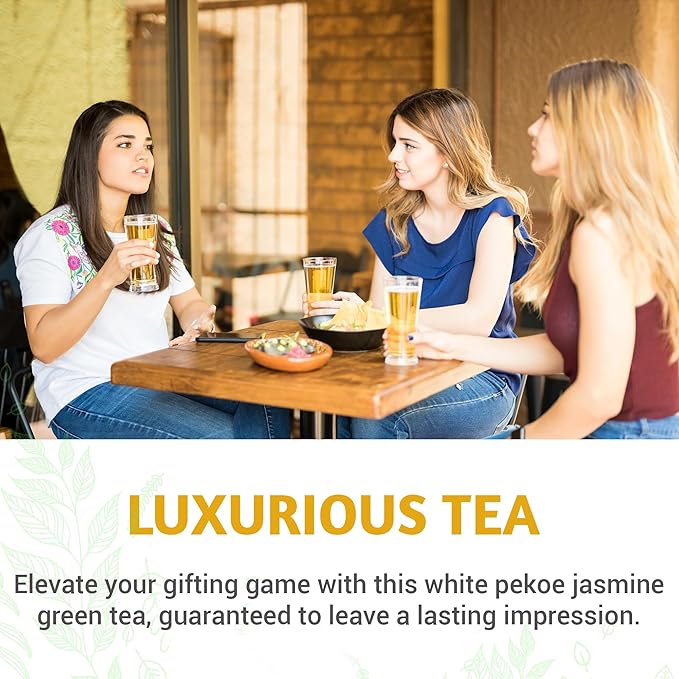 Fanale White Pekoe Jasmine Green Tea (600g / Pack of 30) | Loose Leaf Tea | TEA026-CS