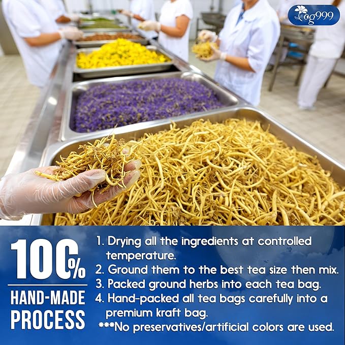 TOG999, Premium Valerian Dream Tea Bags | 60 Count | Herbal Blend with Valerian Root, Chamomile, Lavender, Rose Petal & Spearmint | Naturally Caffeine-Free, Relaxing Evening Tea. Vegan