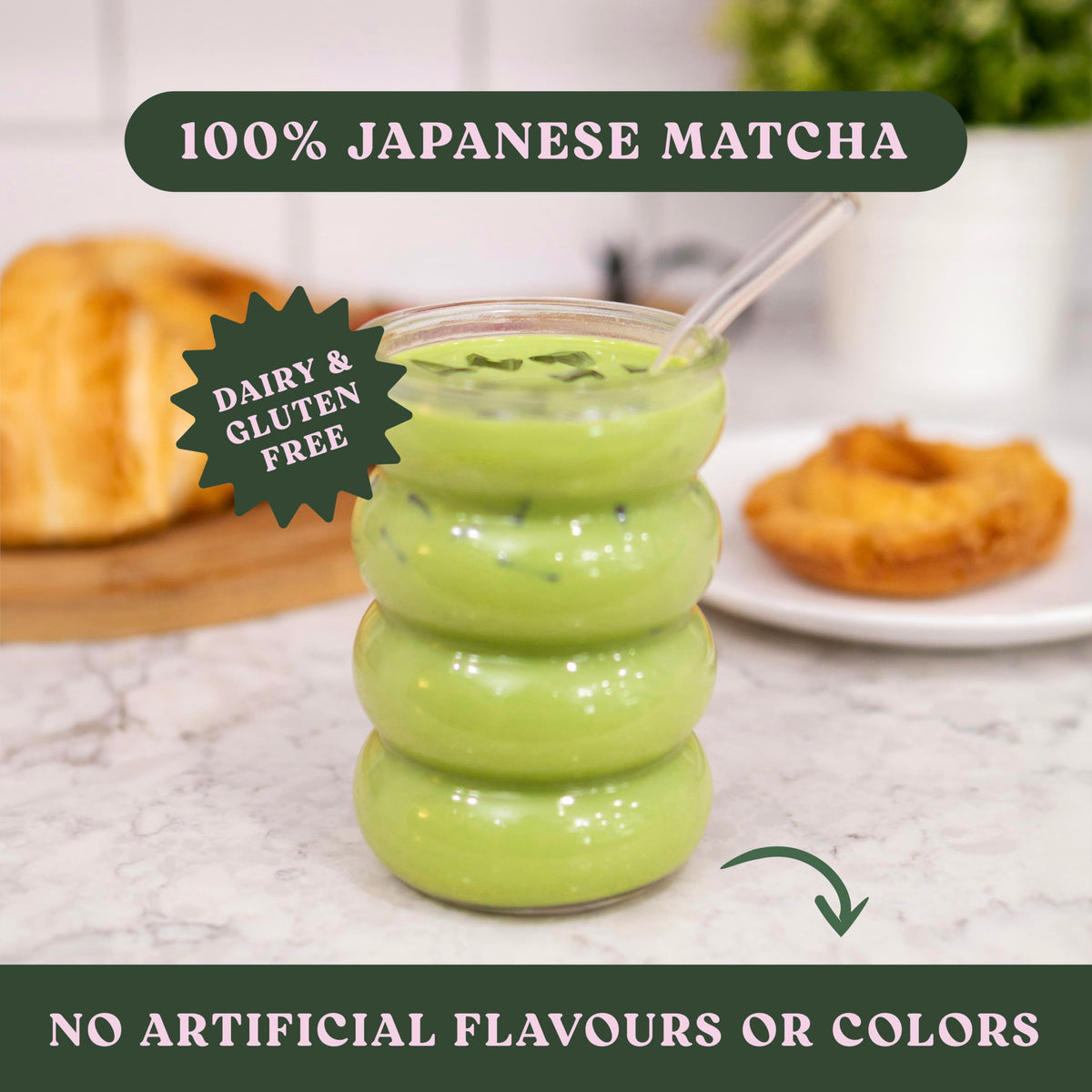 Harmony Proteins Harmony Premium Japanese Lavender Matcha Tea, 10 Sticks