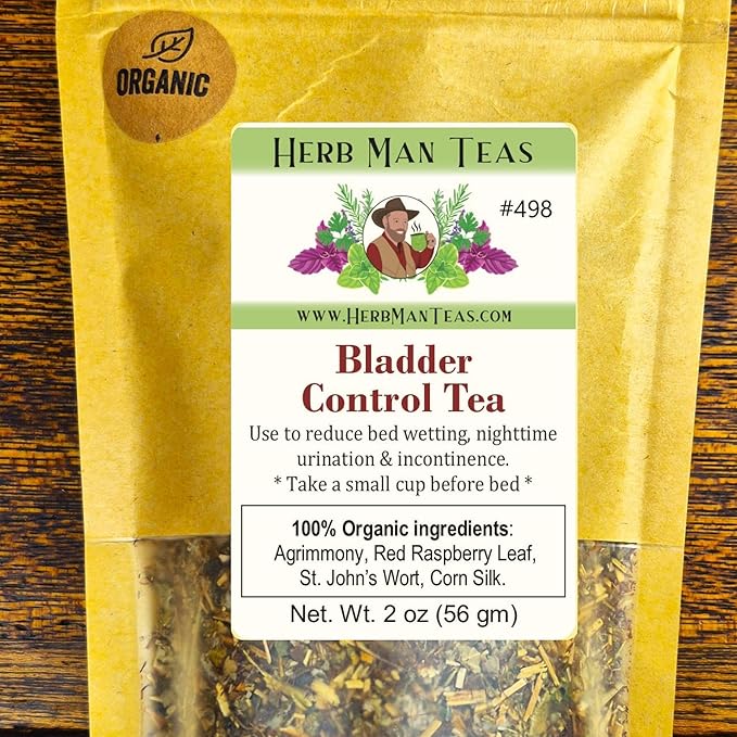 Herbal Tea - Herbal Blend for Nighttime Comfort & Fewer Bathroom Trips — by Master Herbalist Khabir — Organic, Non-GMO, No Additives
