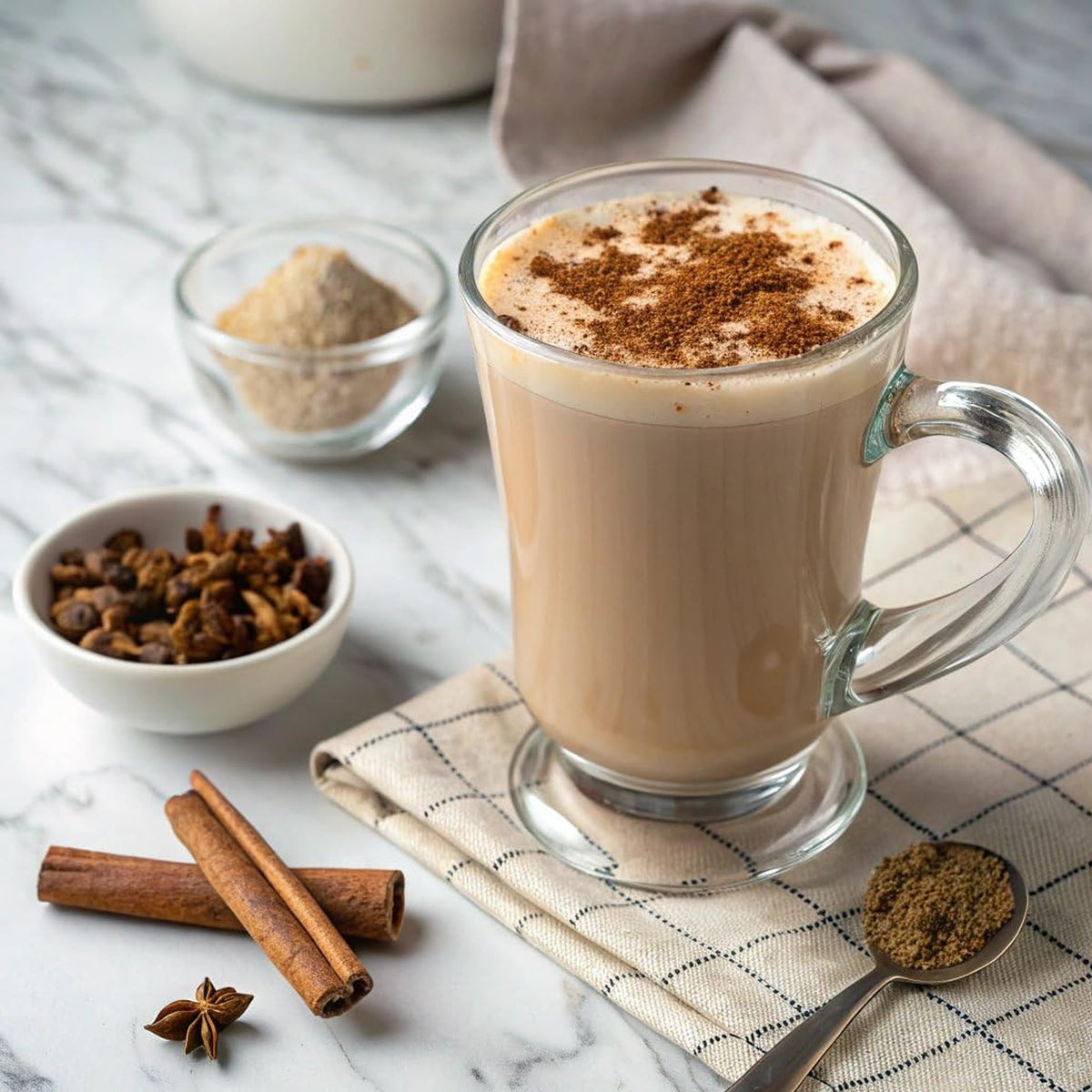 Caffe D'Vita Spiced Chai Latte Mix - 1 Lb Can, 6-Pack