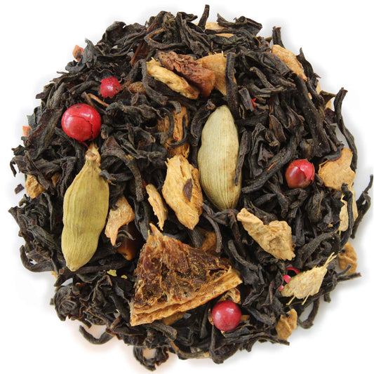 Teabloom Supreme Spiced Chai Loose Leaf Tea, Rich and Spicy Traditional Chai, Whole Black Tea Blend, 3.88 Ounce Loose Leaf Tea Canister Makes 35-50 Cups