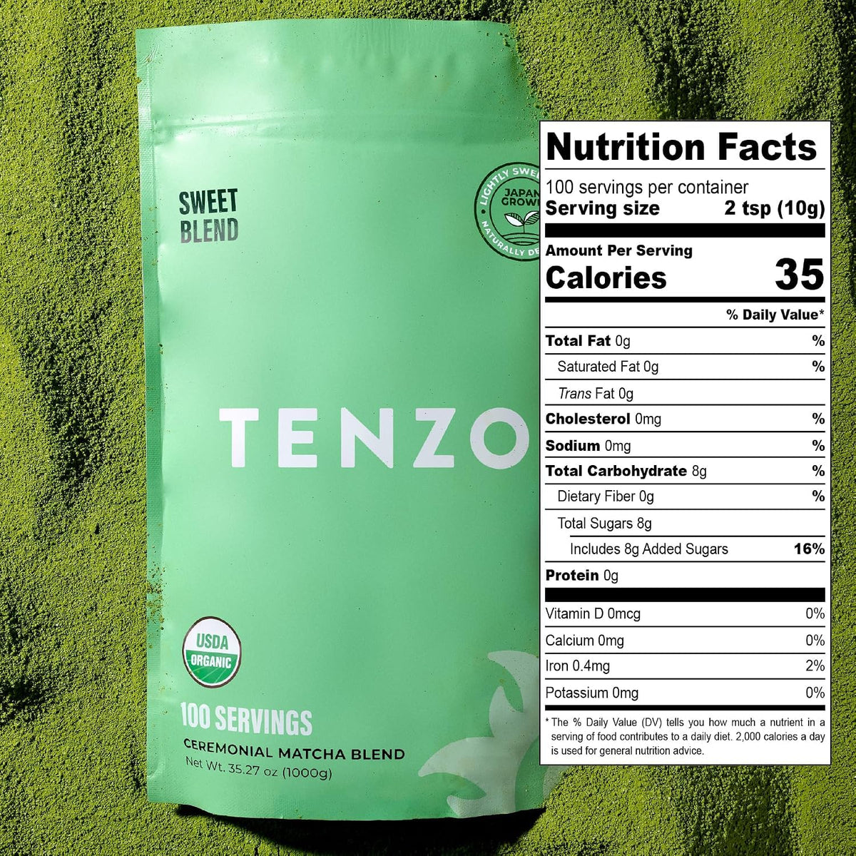 Tenzo Matcha Green Tea Powder