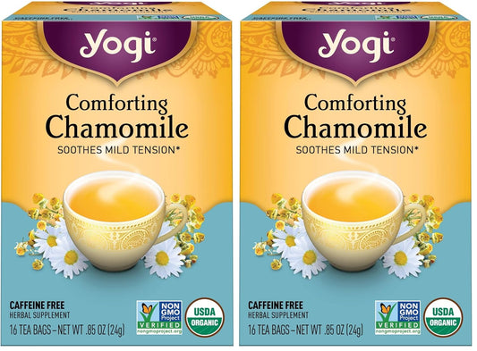 Yogi Tea, Chamomile, 16 Count, Packaging May Vary (Pack of 2)