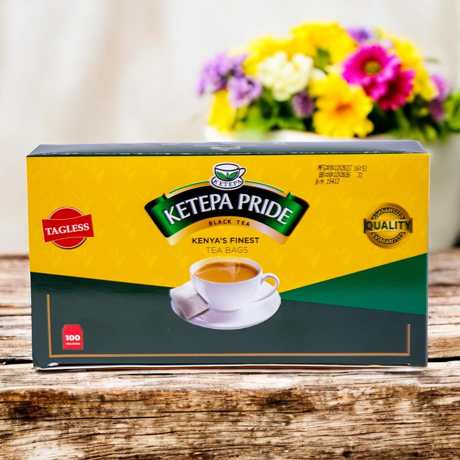 Ketepa Pride Standard Pack, 200 g, 100 Tag Less Teabags