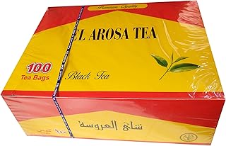 Egypt El Arosa Kenyan Black Dust Tea Bags Envelope Natural Daily Healthy Tea Cup (100 Tea Bags)