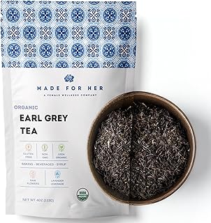Earl Grey Loose Leaf Tea – Premium Black Tea with Citrus Bergamot – Aromatic Loose Leaf Earl Grey Tea in Convenient Resealable Bag – An Ideal Gift for Discerning Tea Enthusiasts - 4 oz