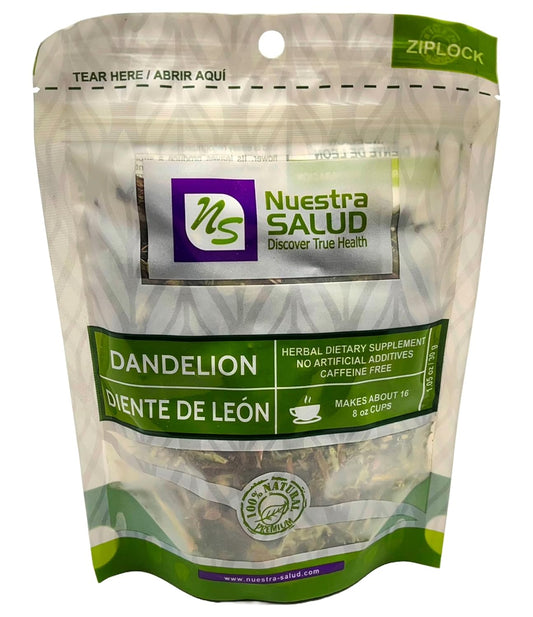 Roasted Dandelion Root Tea - Herbal Tea - For the Maintenance of Good Health - Zip-Lock (30g) 1.05oz - 100% Natural Diente de Leon Te