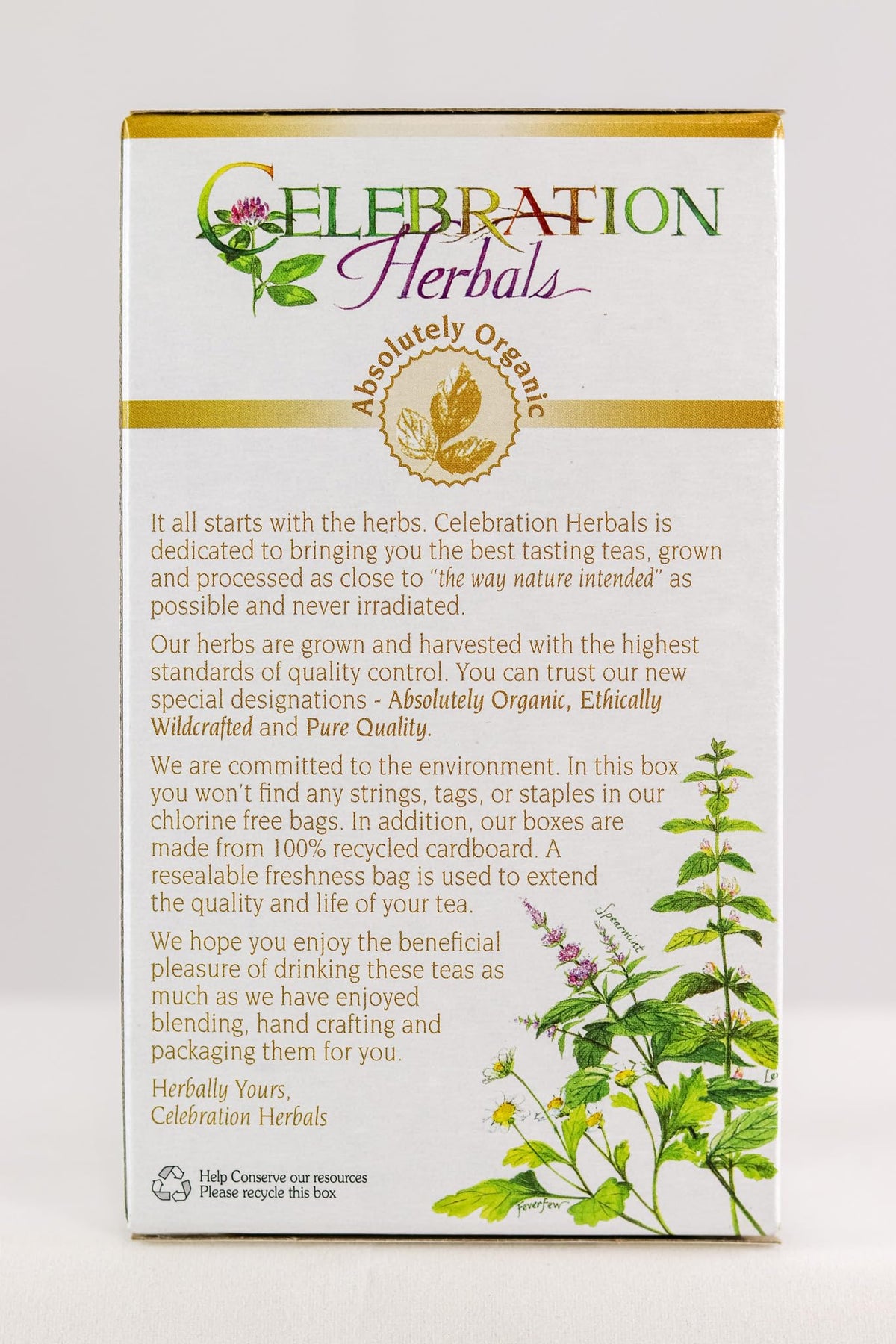 Celebration Herbals Organic Anise Seed Tea Caffeine Free, 24 Herbal Bags