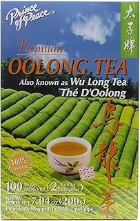 Prince of Peace Oolong Tea - 100 Tea Bags net wt. 6.35oz (180g)