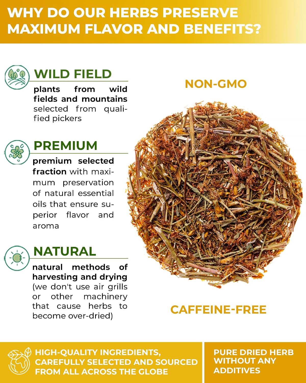 4 oz. St Johns Wort Herb Herbal Tea (Hypericum) - 113g Hierba De San Juan Herb Tea