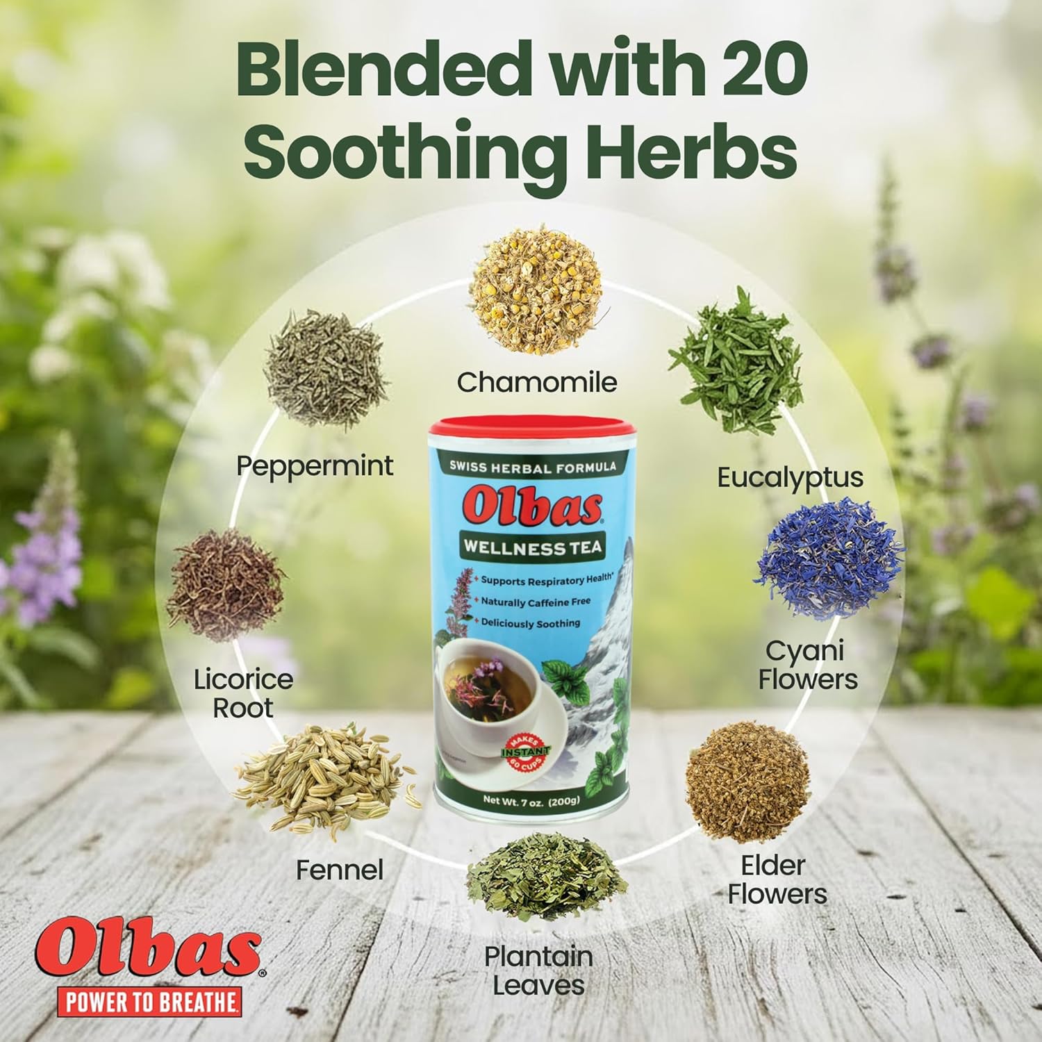 Olbas Instant Tea, Herbal, 7-Ounce Can (Pack of 2)