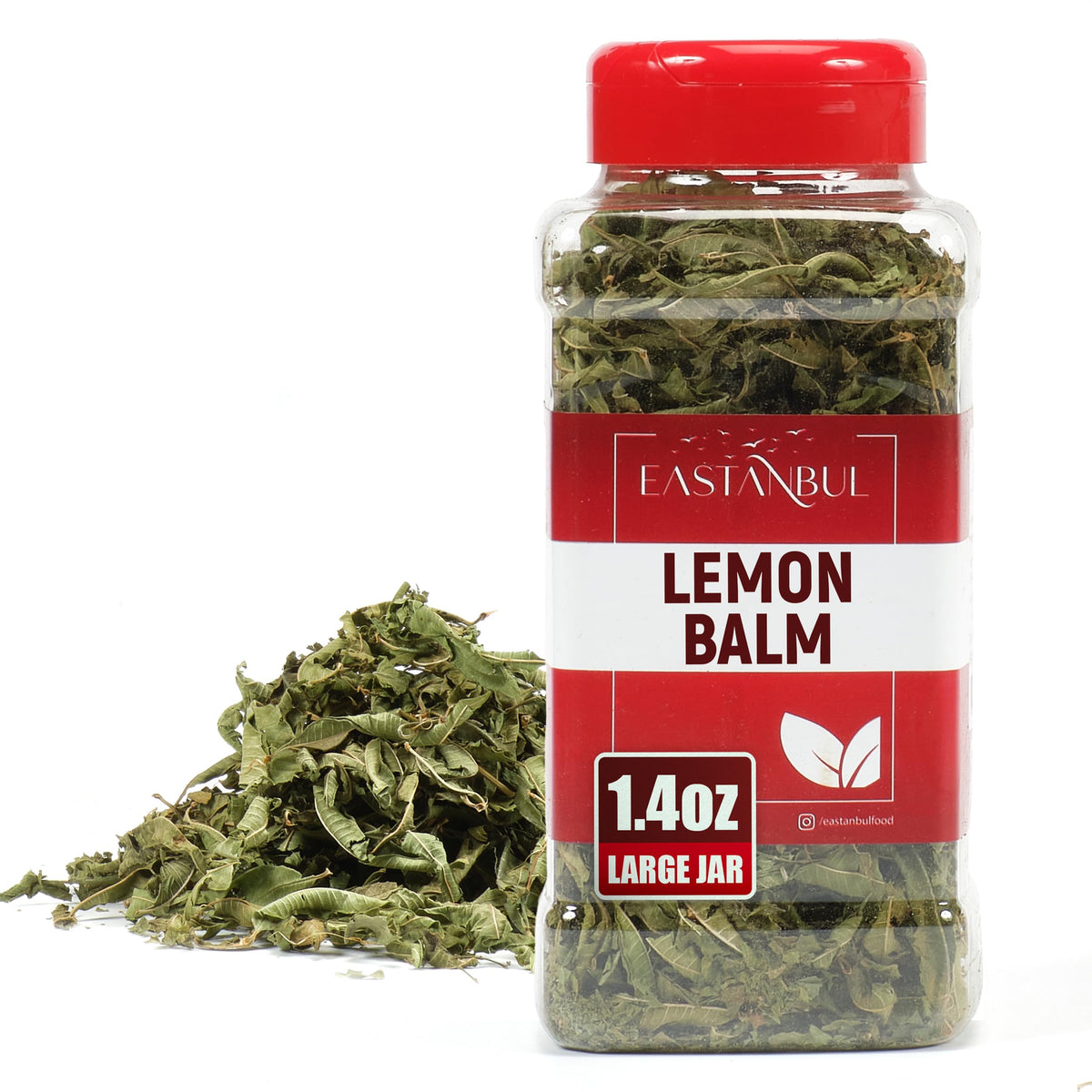 Eastanbul Lemon Balm Leaf, Melissa Tea, Natural, No Caffeine,1.4oz