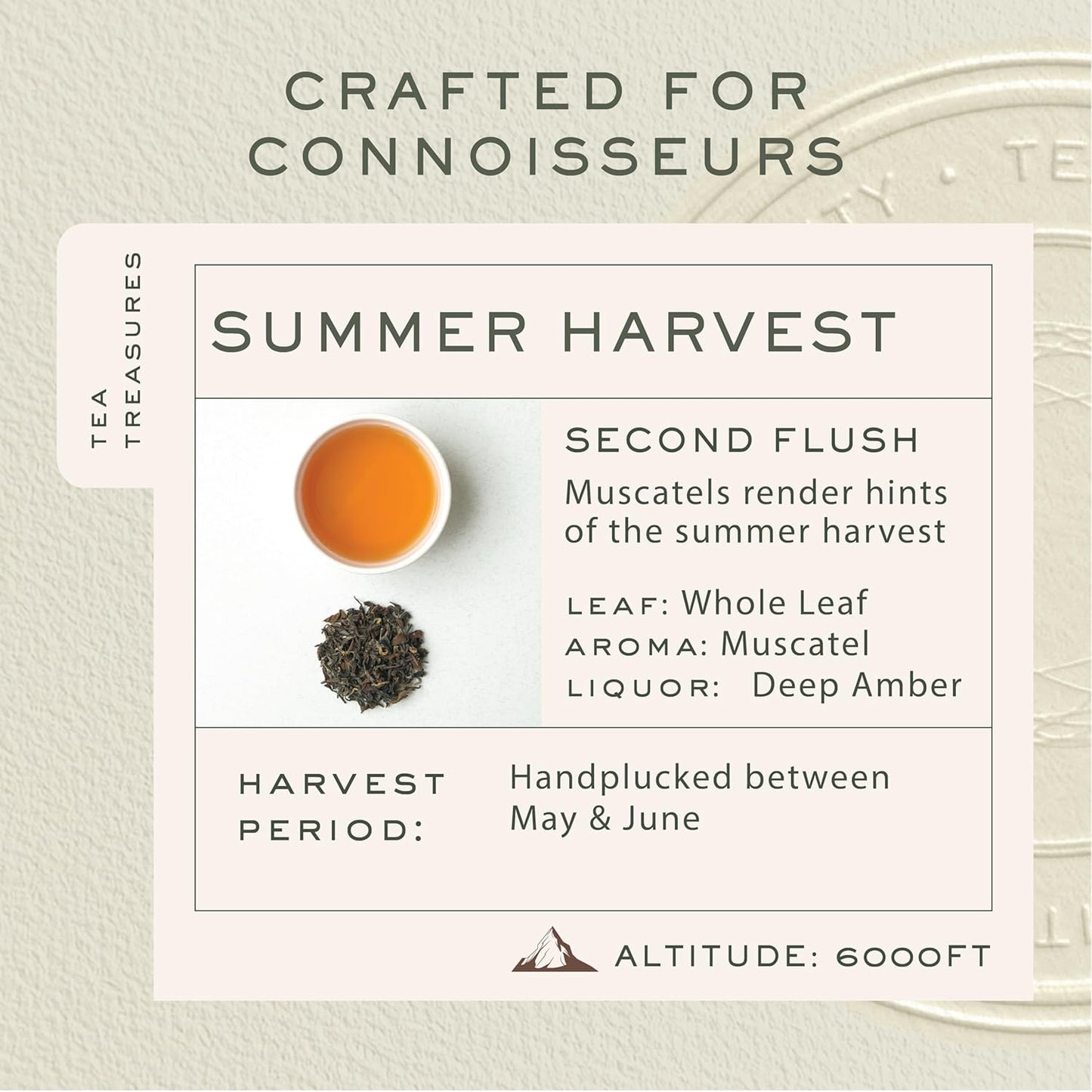 Makaibari Summer Solstice Muscatel, Organic Darjeeling Second Flush 25 Teabags