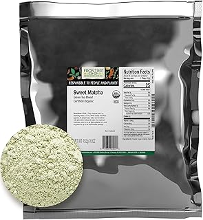 Frontier Co-op Organic Sweet Matcha Green Tea Powder, 16 Oz, Bulk Bag